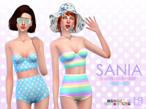  The Sims Resource: manueaPinny   Sania swimsuits set by nueajaa