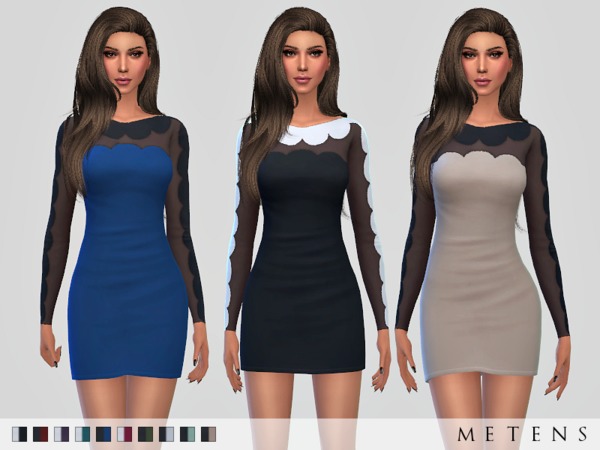  The Sims Resource: Preslava Dress by Metens