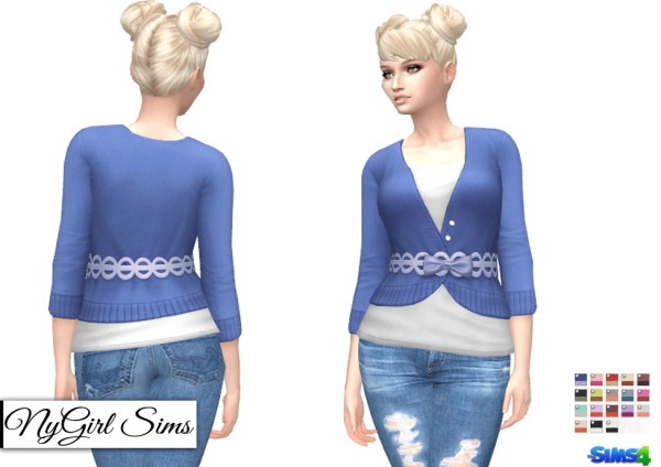  NY Girl Sims: Dine Out Sweater Dress as Top