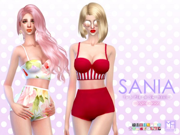  The Sims Resource: manueaPinny   Sania swimsuits set by nueajaa