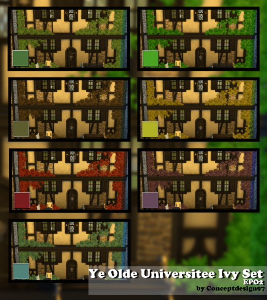  Simsworkshop: Old Universite Ivy Set by ConceptDesign97