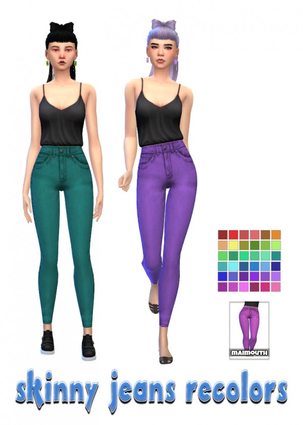  Simsworkshop: Skinny Jeans 04 by Maimouth