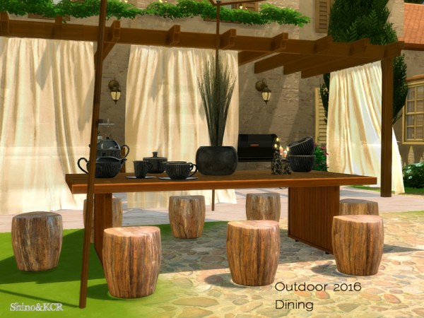  The Sims Resource: Outdoor 2016   Dining by ShinoKCR