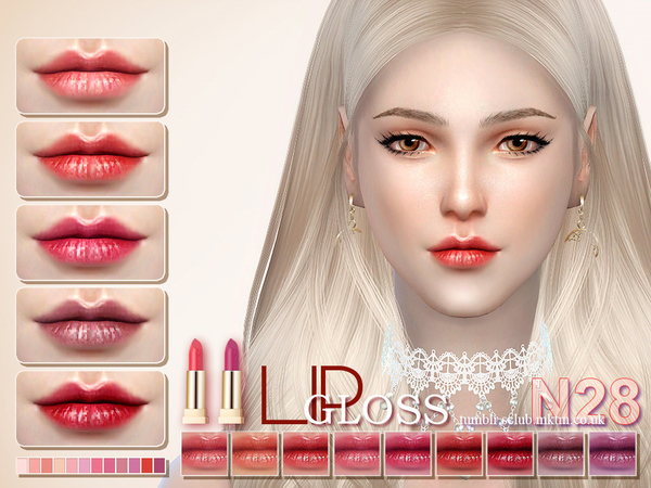  The Sims Resource: Lipstick 28 by S Club