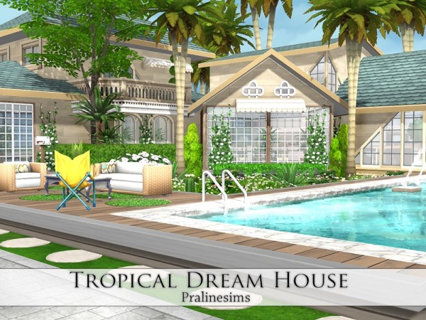  The Sims Resource: Tropical Dream House by Pralinesims