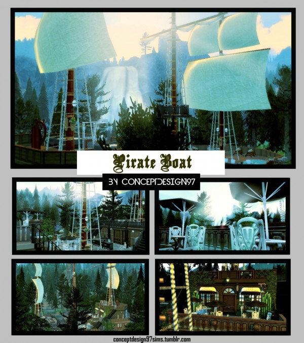  Simsworkshop: Pirate Boat LIVERIA