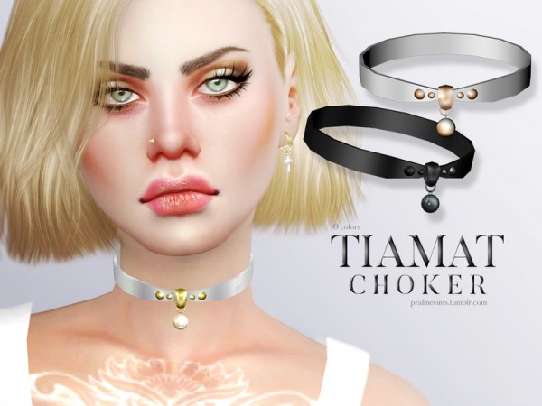  The Sims Resource: Tiamat Choker by Pralinesims
