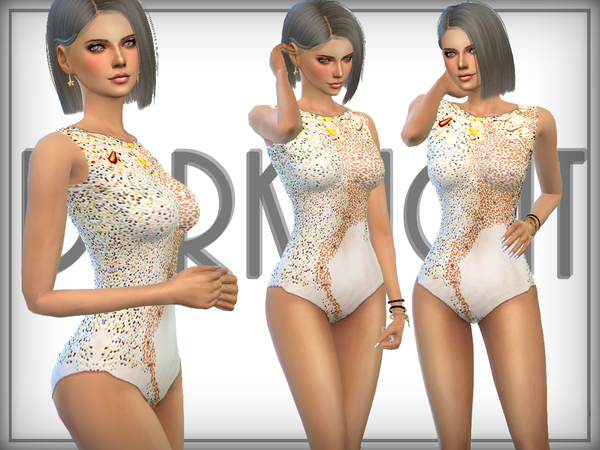  The Sims Resource: Embellished Bodice by DarkNighTt
