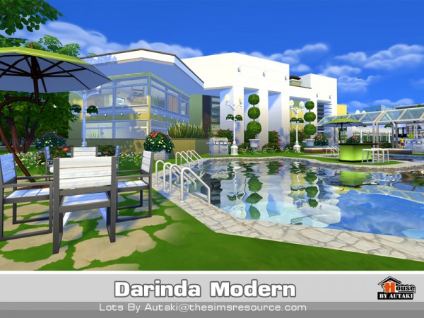  The Sims Resource: Darinda Modern house by Autaki
