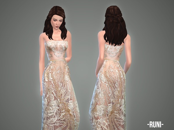  The Sims Resource: Runi gown by April