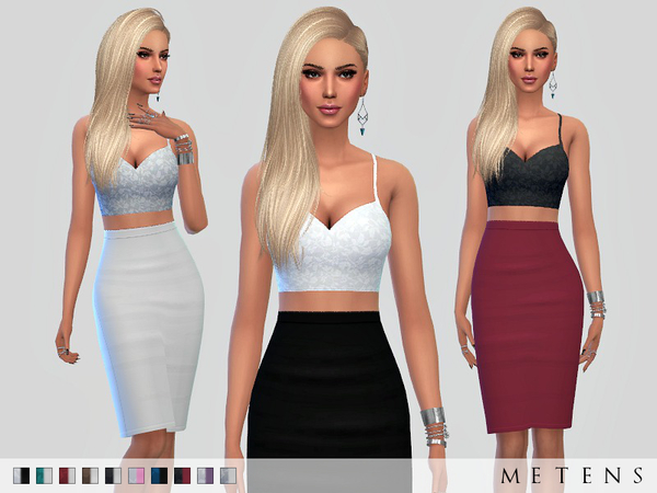  The Sims Resource: Calendina Dress by Metens