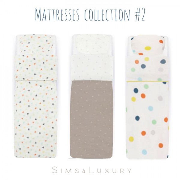  Sims4Luxury: Mattresses collection 2
