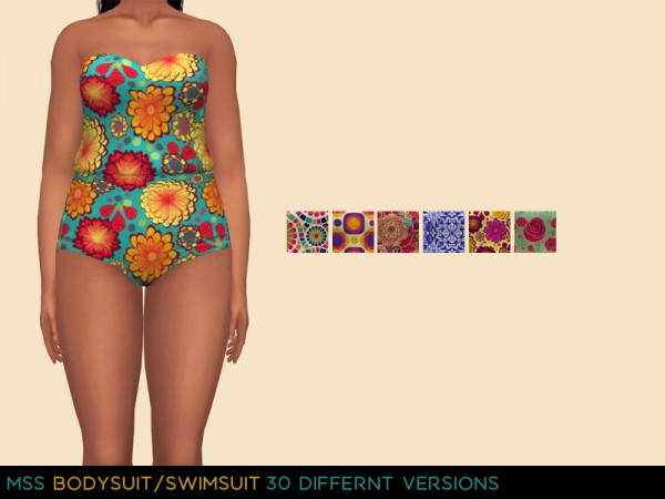  Simsworkshop: Bodysuit/Swimsuit by midnightskysims