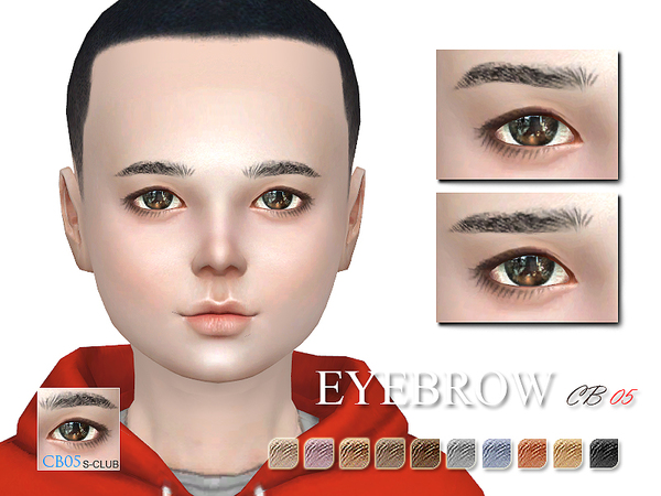 The Sims Resource: Eyebrows CB 05 by s club