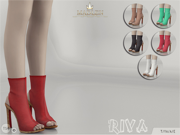  The Sims Resource: Madlen Riva Boots by MJ95