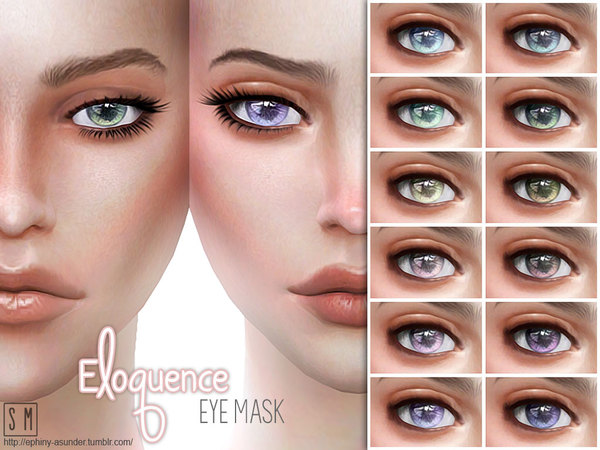  The Sims Resource: Eloquence   Eye Mask by Screaming Mustard