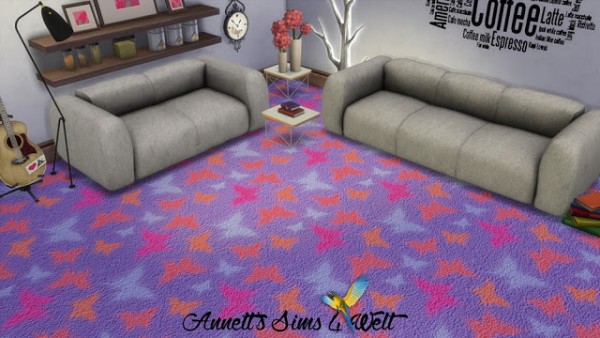  Annett`s Sims 4 Welt: Carpet Butterfly
