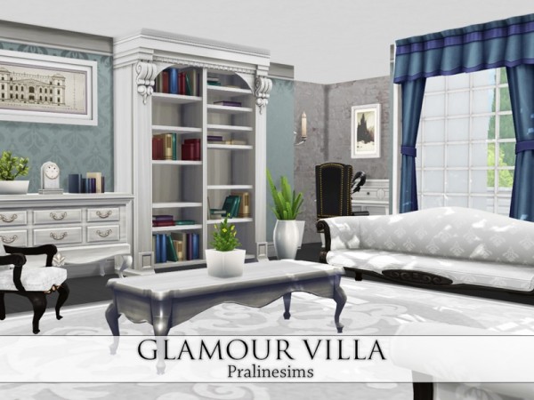  The Sims Resource: Glamour Villa by Pralinesims