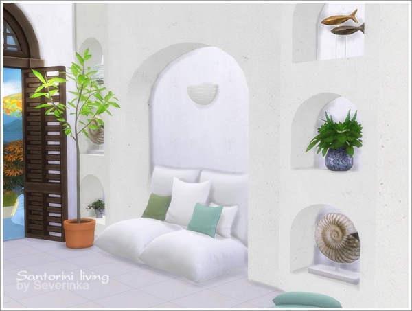  Sims by Severinka: Santorini livingroom