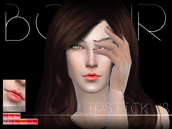  The Sims Resource: Bobur Lipstick N13