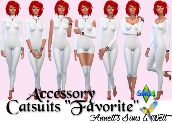  Annett`s Sims 4 Welt: Accessory Catsuits Favorite