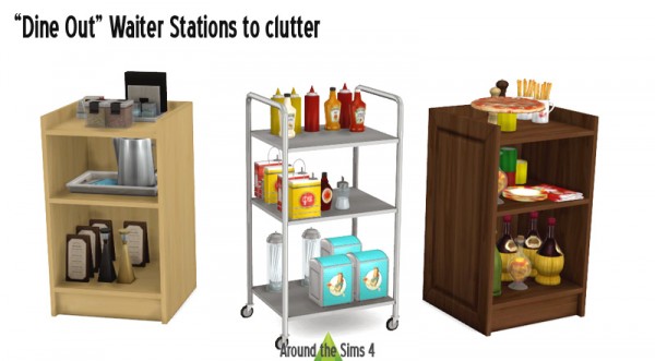  Around The Sims 4: Dine Out Waiter Stations