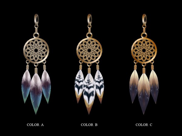  The Sims Resource: Earrings 20 by S Club