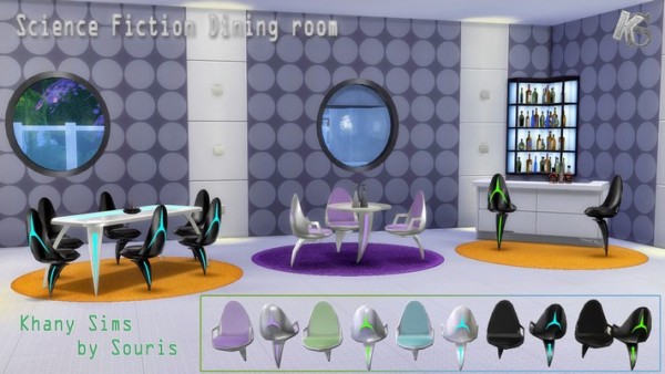  Khany Sims: Science Fiction diningroom by Souris