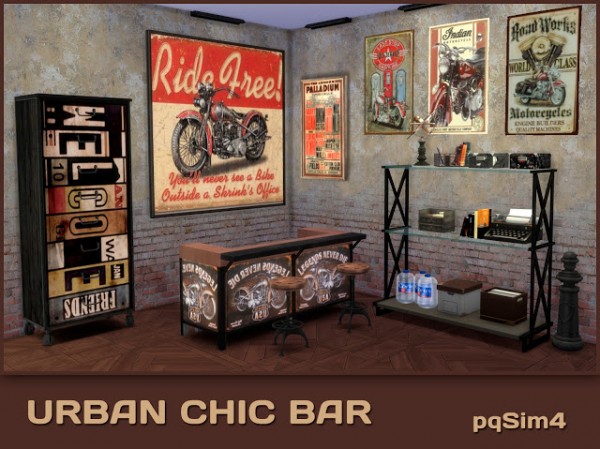  PQSims4: Urban Chic Bar