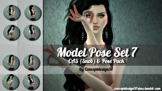  Simsworkshop: Model Pose Set 7 and Pose Pack version 1.0