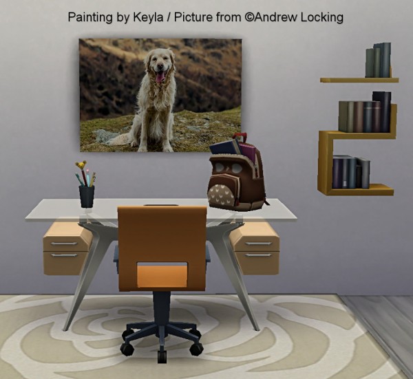  Keyla Sims: Andrew Locking paintings