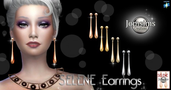  Jom Sims Creations: SELENE Earrings