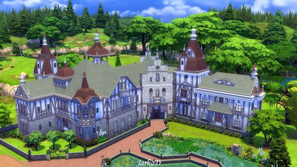  JarkaD Sims 4: Lakeside Mansion