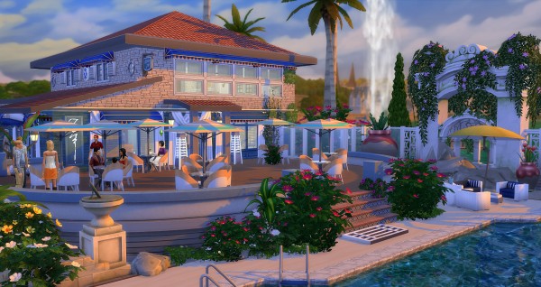  Studio Sims Creation: Le Lagon house