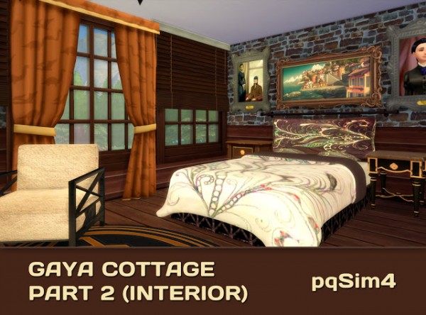  PQSims4: Gaya Cottage Part 2   Interior