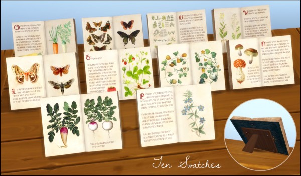 Martine Simblr Botany Book • Sims 4 Downloads