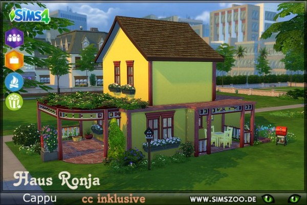  Blackys Sims 4 Zoo: Ronja house by  Cappu