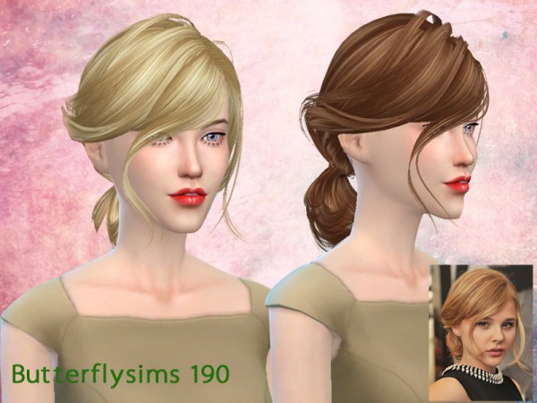 Butterflysims: Butterfly` s 190s donation hairstyle