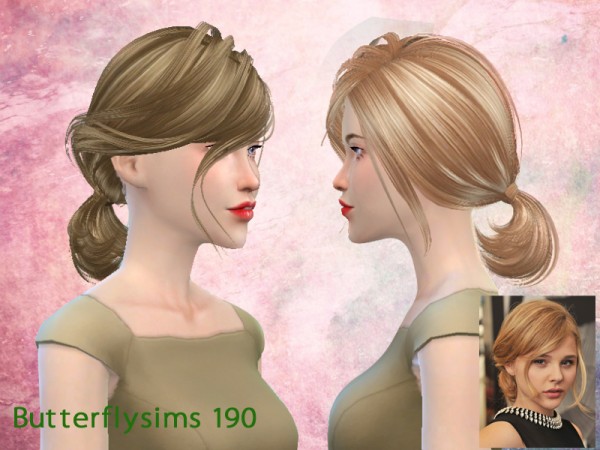  Butterflysims: Butterfly` s 190s donation hairstyle