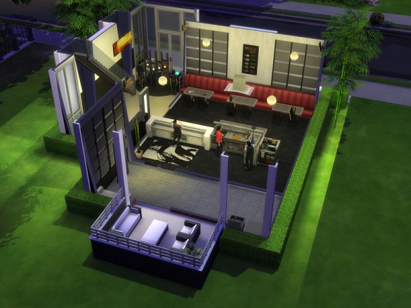  The Sims Resource: Koi   Japanese Restaurant by Aibrean