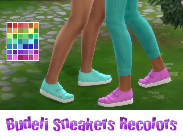  Simsworkshop: Budeli Sneakers Recolors by maimouth