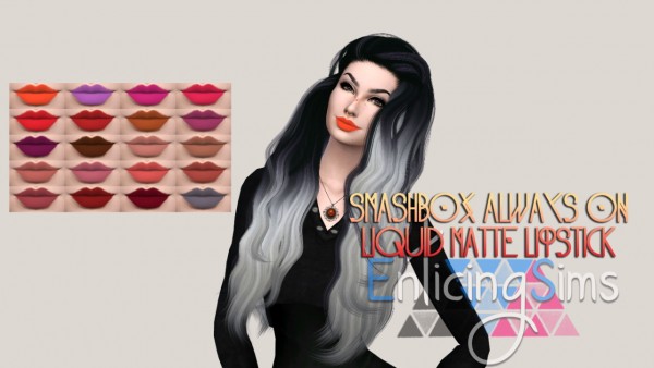  Simsworkshop: Liquid Matte Lipstick by EnticingSims
