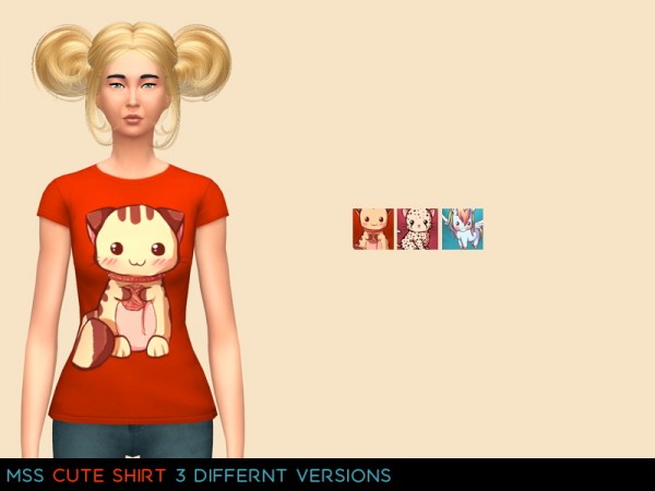  Simsworkshop: Cute Shirt by midnightskysims
