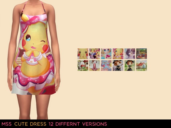  Simsworkshop: Cute Summer Dress by midnightskysims