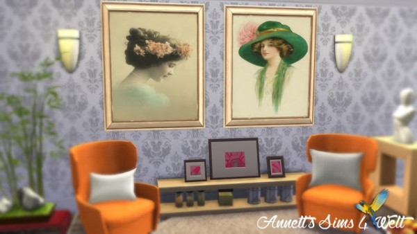  Annett`s Sims 4 Welt: Paintings Women Portrait