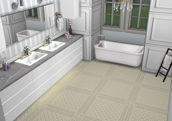  Enure Sims: Glamour Floor Tiles