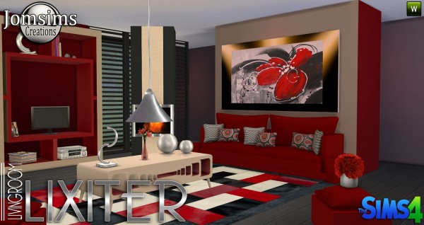  Jom Sims Creations: Lixiter livingroom