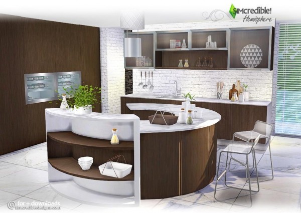  SIMcredible Designs: Hemisphere kitchen