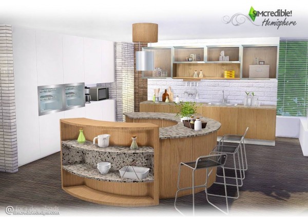 SIMcredible Designs: Hemisphere kitchen