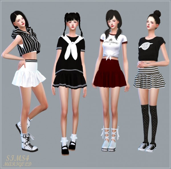  SIMS4 Marigold: Mari Mini Skirt